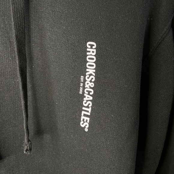 Crooks & Castles Black Hoodie - Picture 2 of 3